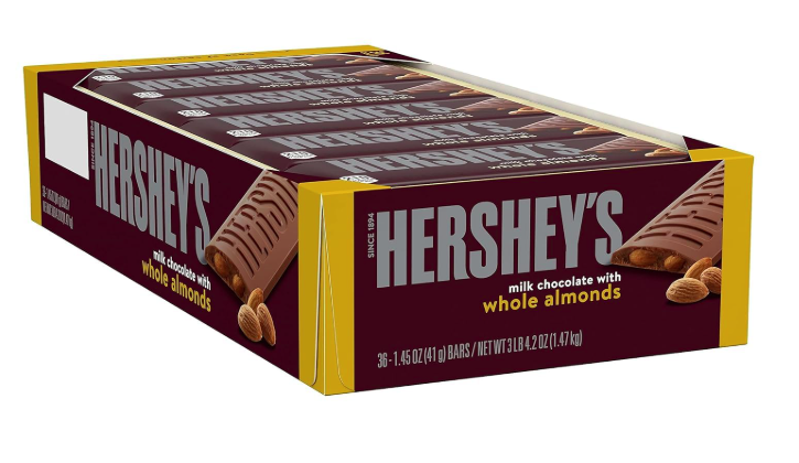 Unwrap Bliss: Discover the Timeless Charm of Hershey’s Milk Chocolate with Whole Almonds Bars for Your Sweet Treat Needs