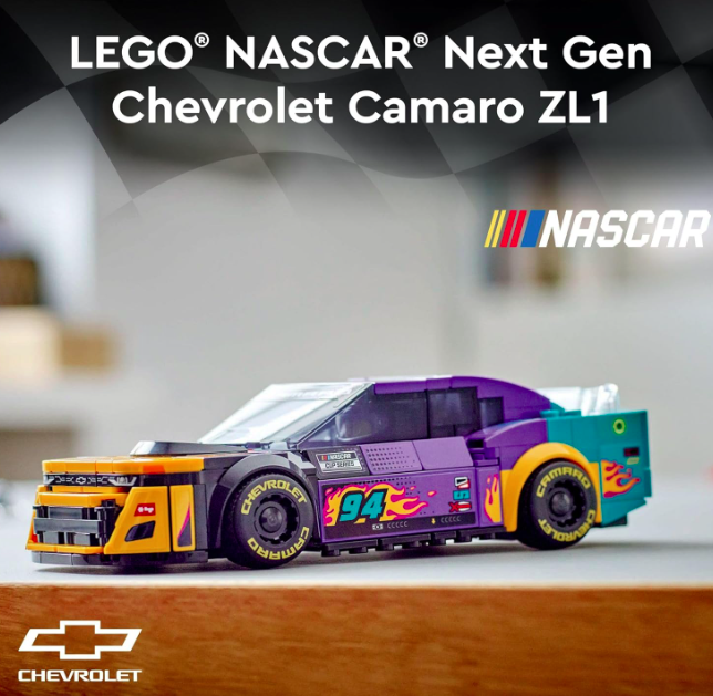 Rev Up Fun & Creativity: LEGO Speed Champions NASCAR Next Gen Chevrolet Camaro ZL1 – The Ultimate Racing Toy for Kids & Collectors Alike!