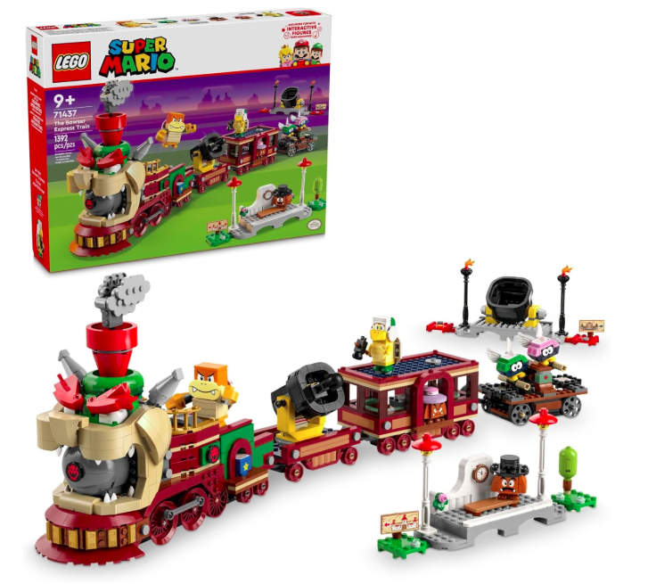 All Aboard for Endless Fun! Discover the Thrilling LEGO Super Mario The Bowser Express Train Toy Playset (71437) – Perfect for Gamers & Kids Alike!