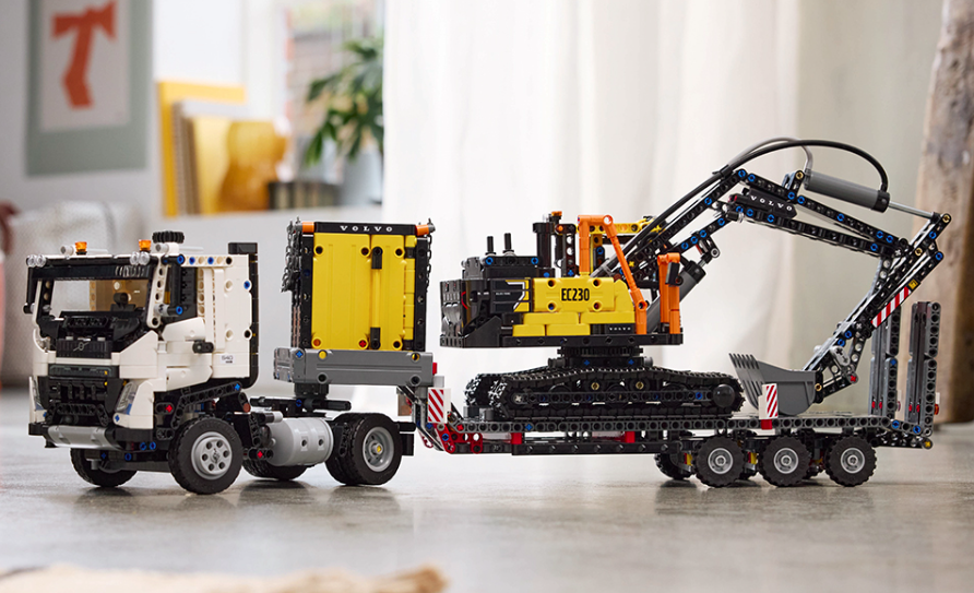 Dig into Creativity: Unleash Heavy-Duty Fun with the LEGO Technic Volvo FMX Truck & Excavator Building Toy